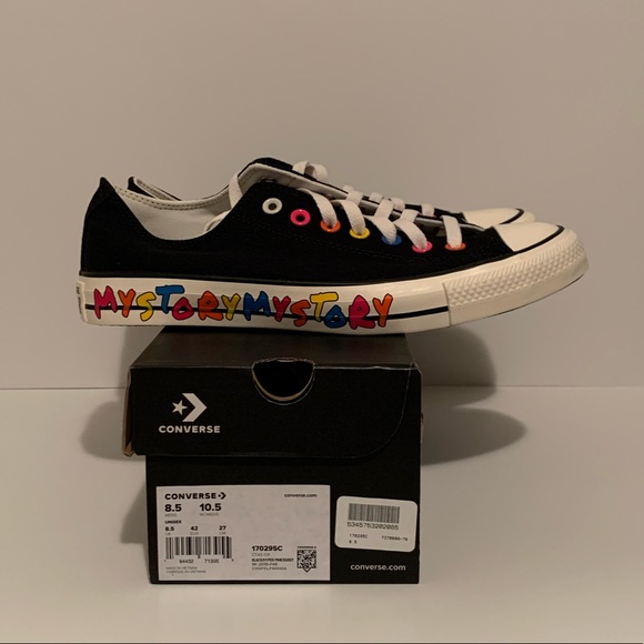 [NEW] CONVERSE CHUCK TAYLOR ALL-STAR OX MY STORY MENS SHOES SIZE 8.5 SNEAKERS - Picture 2 of 7